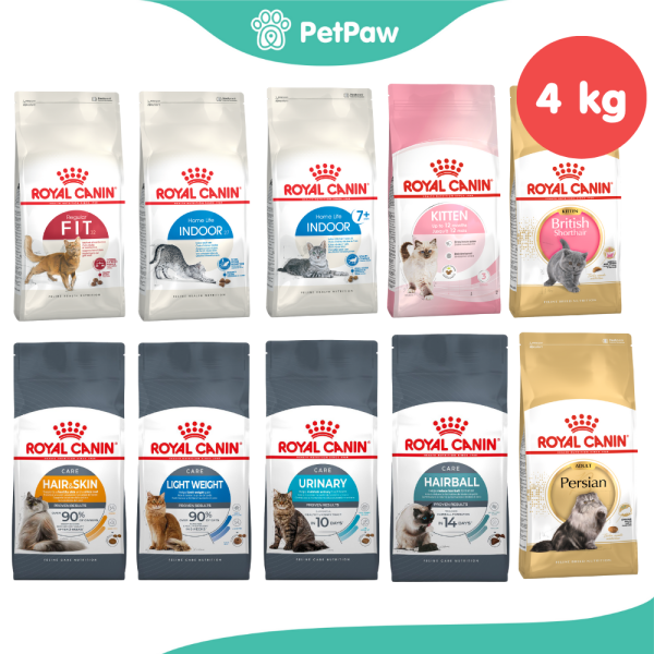 Royal Canin อาหารเม็ดแมว รวมทุกสูตร ขนาด 3.5-4 กิโลกรัม