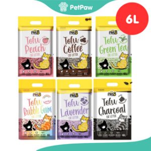 Pet8 Tofu Litter ทรายแมวเต้าหู้ รวมทุกกลิ่น ขนาด 6L