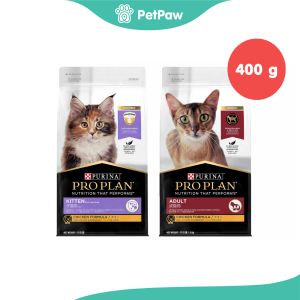 PRO PLAN อาหารแมวเม็ด โปรแพลน รวมทุกสูตร ขนาด 400g.