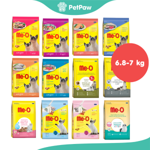 Me-O มีโอ อาหารแมวชนิดเม็ด รวมทุกสูตร ขนาด 6.8-7kg