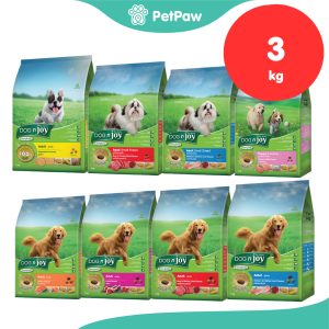 Dog N Joy อาหารเม็ดสุนัข ด็อก เอน จอย อาหารเม็ด ขนาด 3 กิโลกรัม